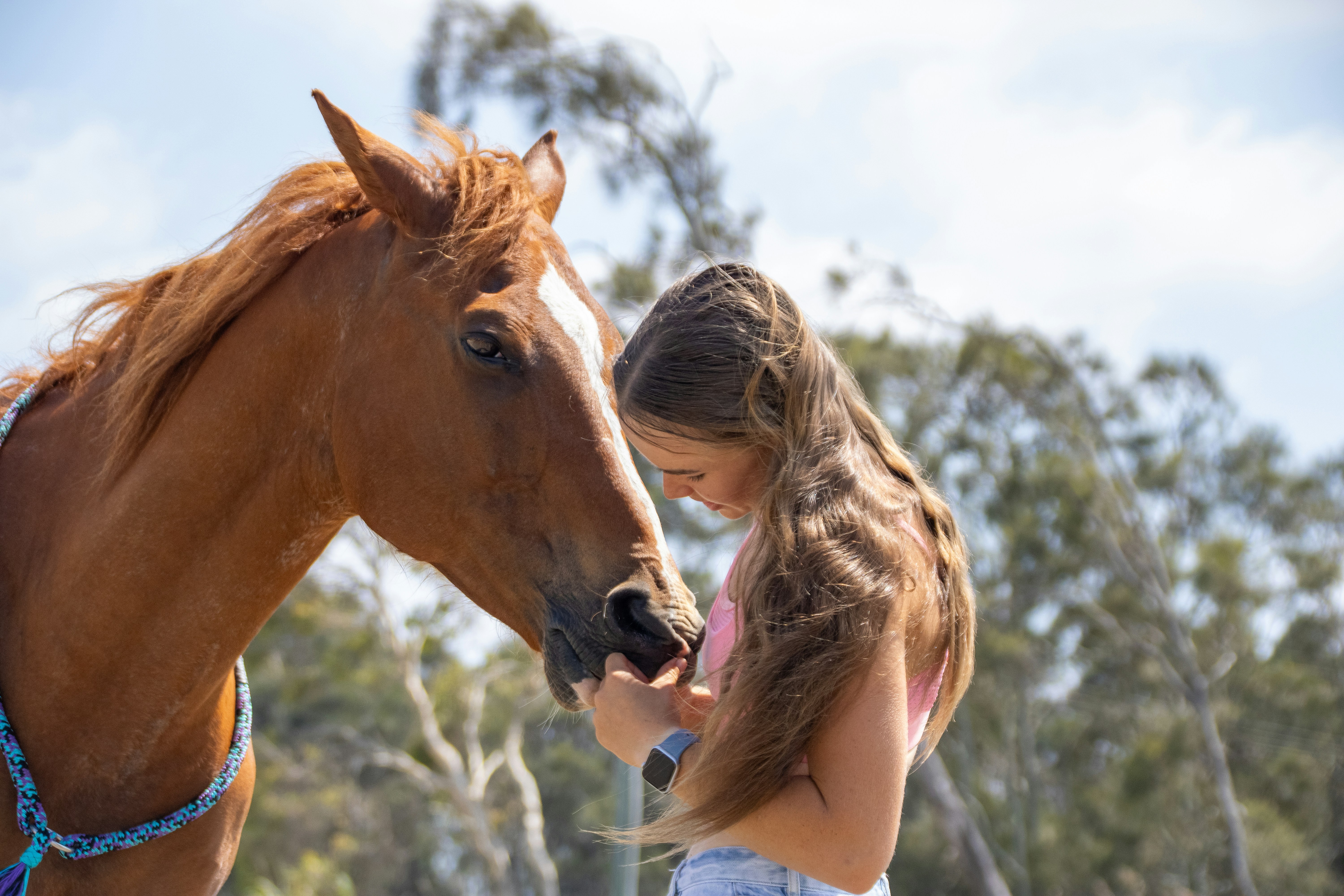Student with Horse
